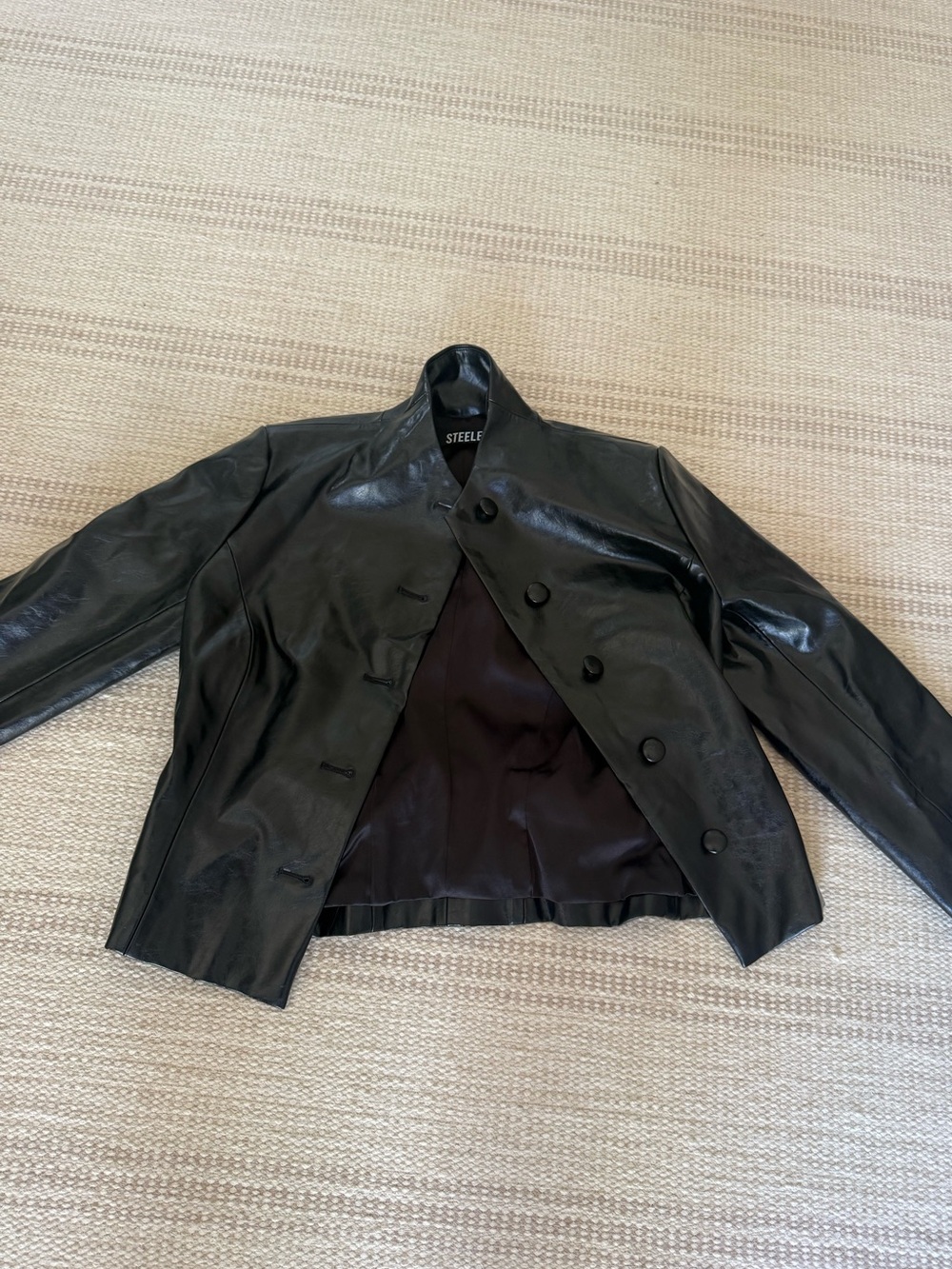 STEELE PLEATHER JACKET
